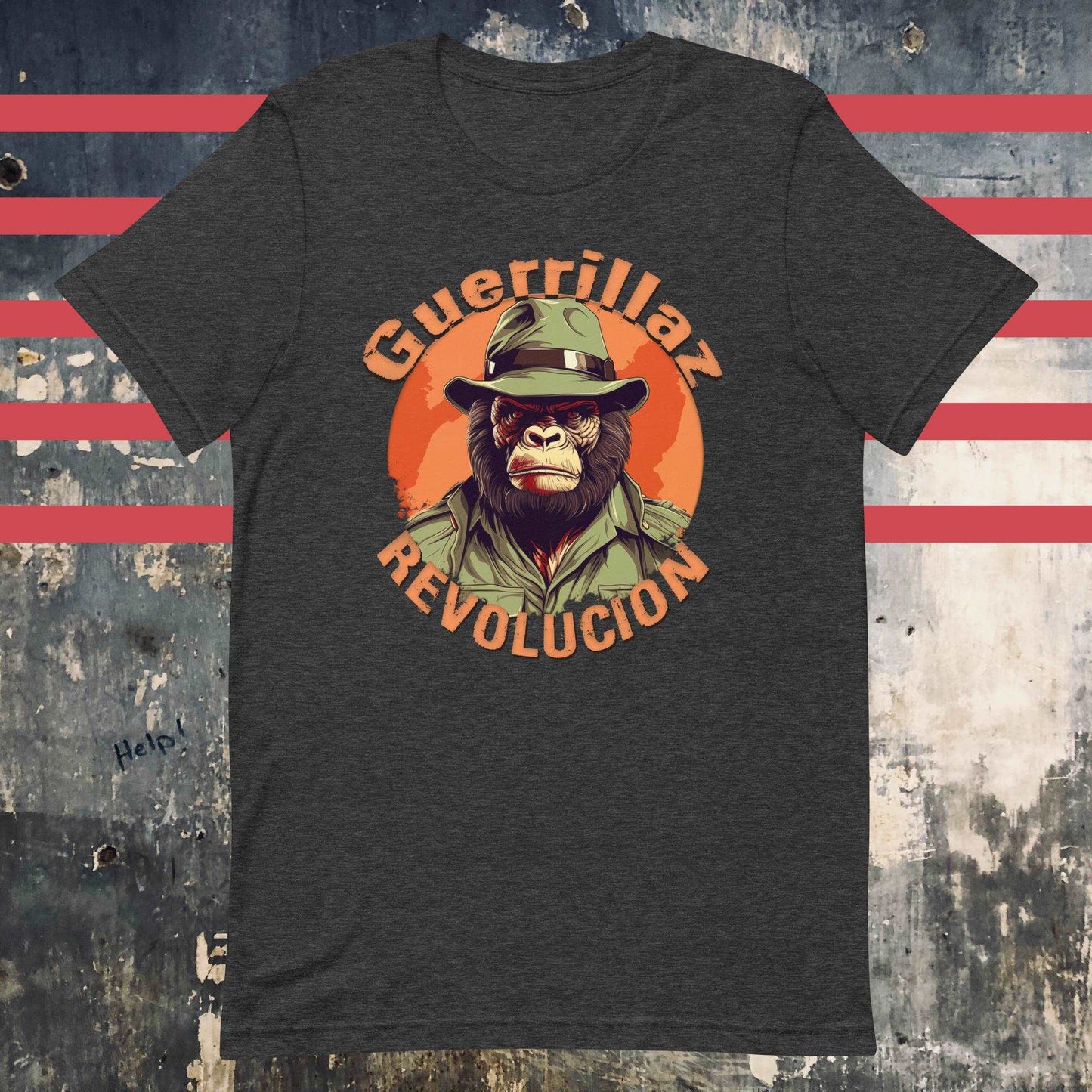 Guerrillaz Revolucion #8: Embrace the Revolution for Change Unisex t-shirt - The Dude Abides - T-shirt - activism