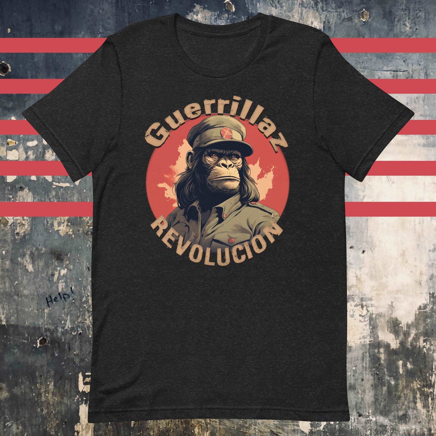 Guerrillaz Revolucion #9: Embrace the Revolution for Change Unisex t-shirt - The Dude Abides - T-shirt - activism