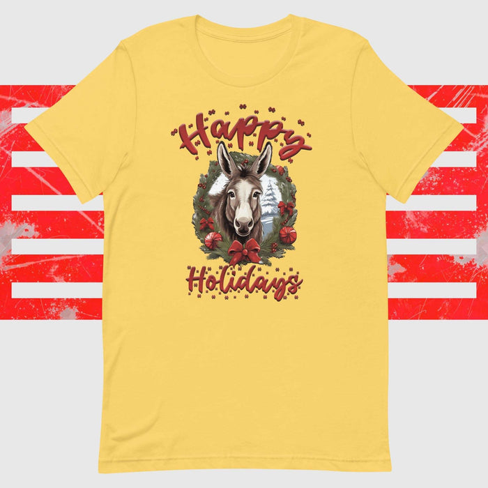 Happy Holidays From A Donkey - The Dude Abides - T-shirt - animal - animals - clever