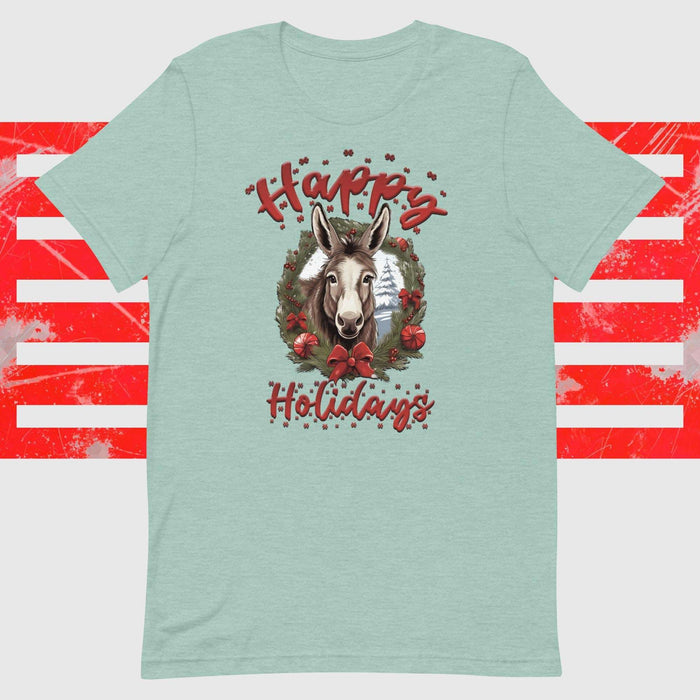 Happy Holidays From A Donkey - The Dude Abides - T-shirt - animal - animals - clever