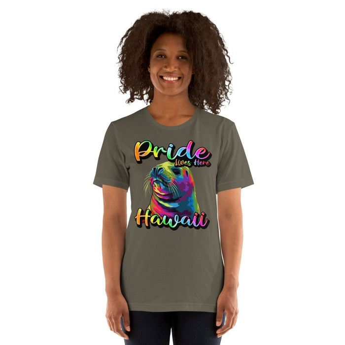 Hawaii Animal - Pride Lives Here Design Design Unisex t-shirt - The Dude Abides - T-Shirt - Birthday Gift - boyfriend - Celebrating diversity and inclusivity through pride-themed products