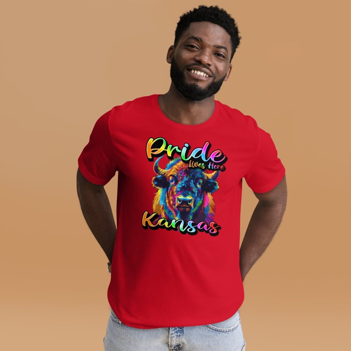 Kansas State Animal - Pride Lives Here Design Unisex t-shirt - The Dude Abides - T-Shirt - animals - Birthday Gift - boyfriend