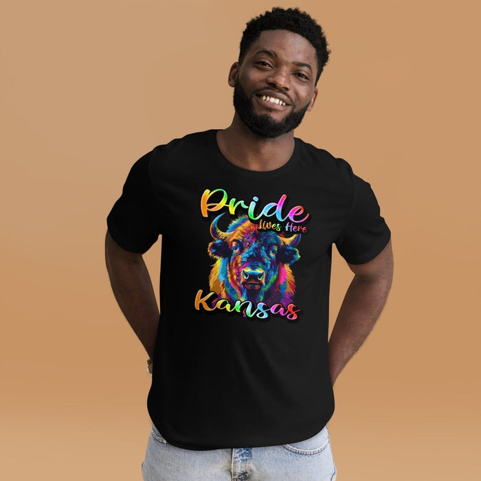 Kansas State Animal - Pride Lives Here Design Unisex t-shirt - The Dude Abides - T-Shirt - animals - Birthday Gift - boyfriend