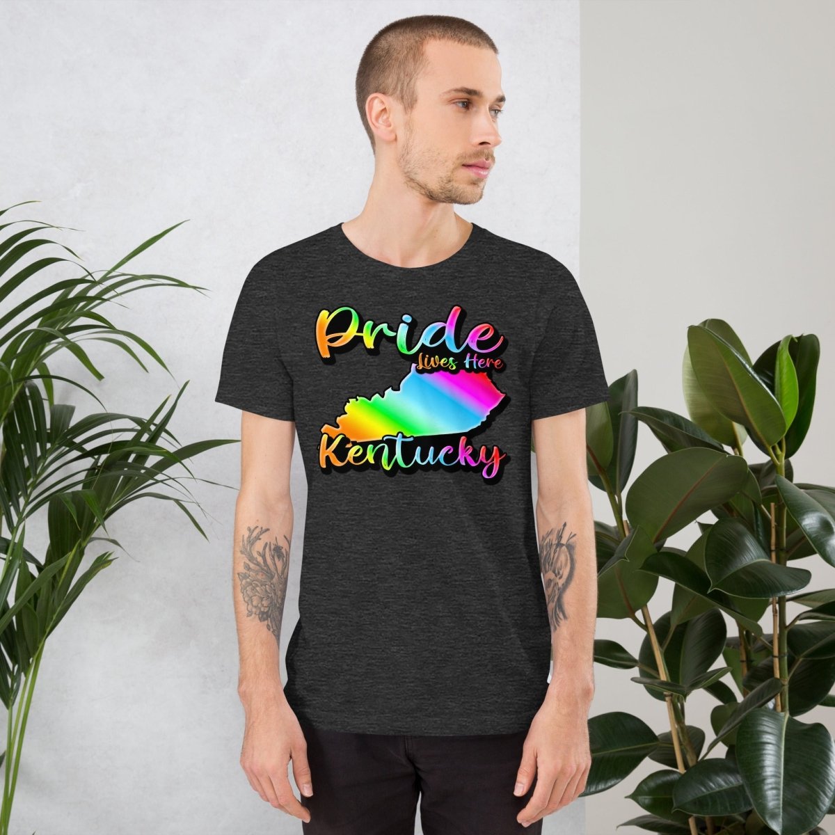 Kentucky State Shape - Pride Lives Here Design Unisex t-shirt - The Dude Abides - T-Shirt - animals - Birthday Gift - boyfriend