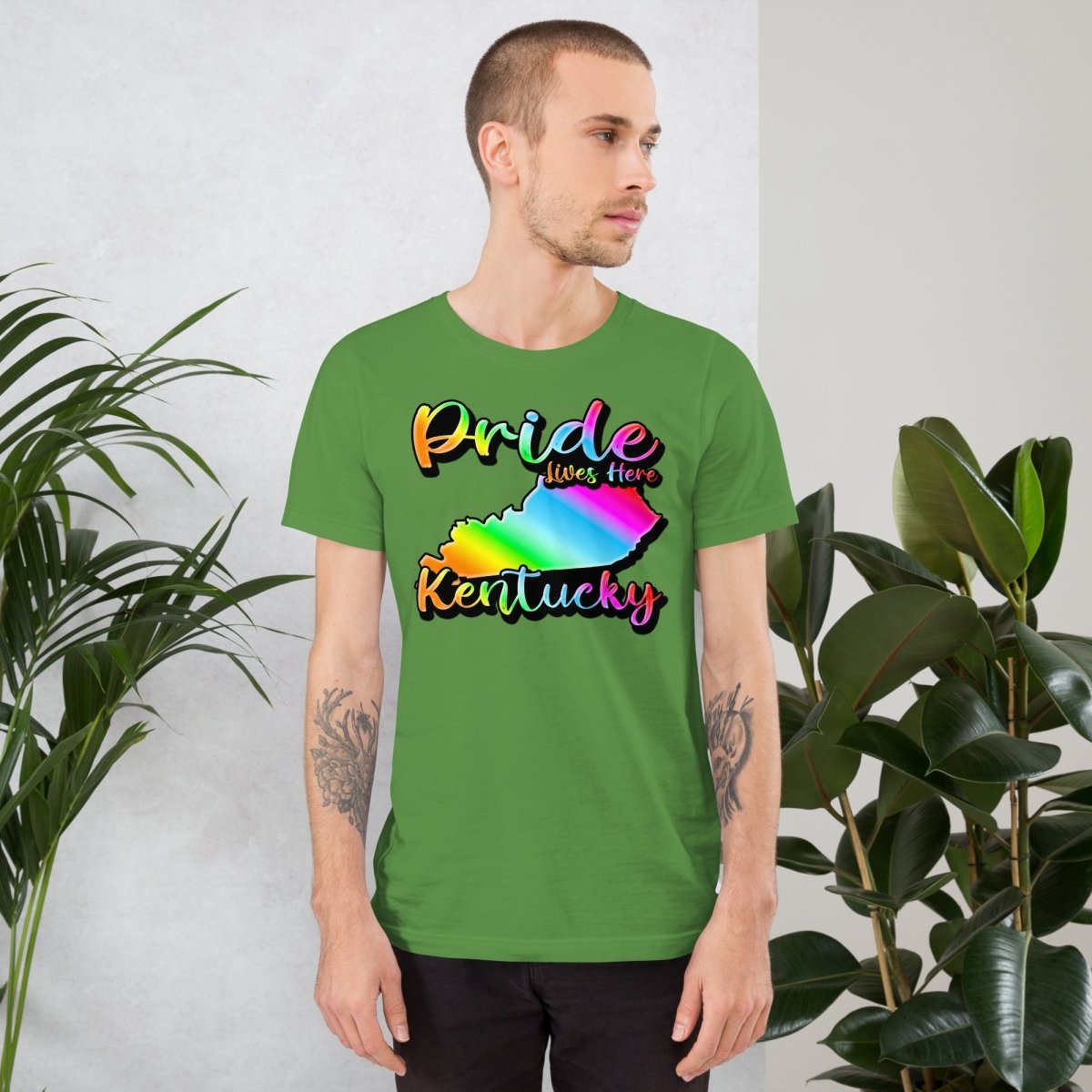 Kentucky State Shape - Pride Lives Here Design Unisex t-shirt - The Dude Abides - T-Shirt - animals - Birthday Gift - boyfriend