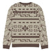 Knitted crew neck sweater - The Dude Abides® - 