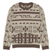 Knitted crew neck sweater - The Dude Abides® - 