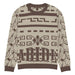 Knitted crew neck sweater - The Dude Abides® - 