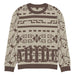 Knitted crew neck sweater - The Dude Abides® - 