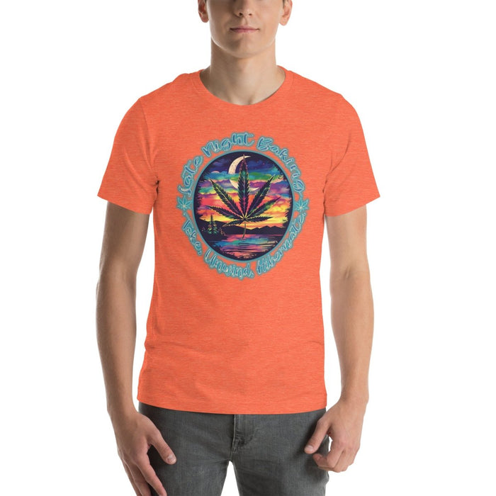 Late Night Baking - Toke, Unwind, Hibernate. Design Unisex t-shirt - The Dude Abides - T-Shirt - Cannabis culture - Cannabis enthusiasts - Cannabis lifestyle