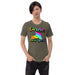 New York State Shape - Pride Lives Here Design Unisex t-shirt - The Dude Abides - abide - animals - Birthday Gift