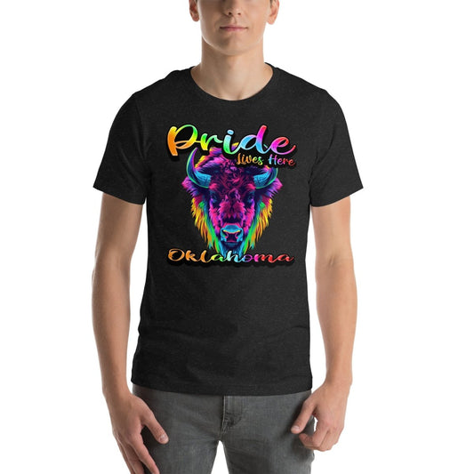 Oklahoma State Animal - Pride Lives Here Design Unisex t-shirt - The Dude Abides - abide - animals - Birthday Gift