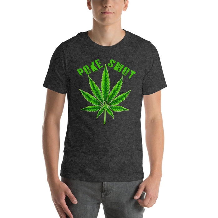 Poke Smot - Cannabis Leaf Design Unisex t-shirt - The Dude Abides - T-Shirt - Bud - cannabis - cannabis clothing