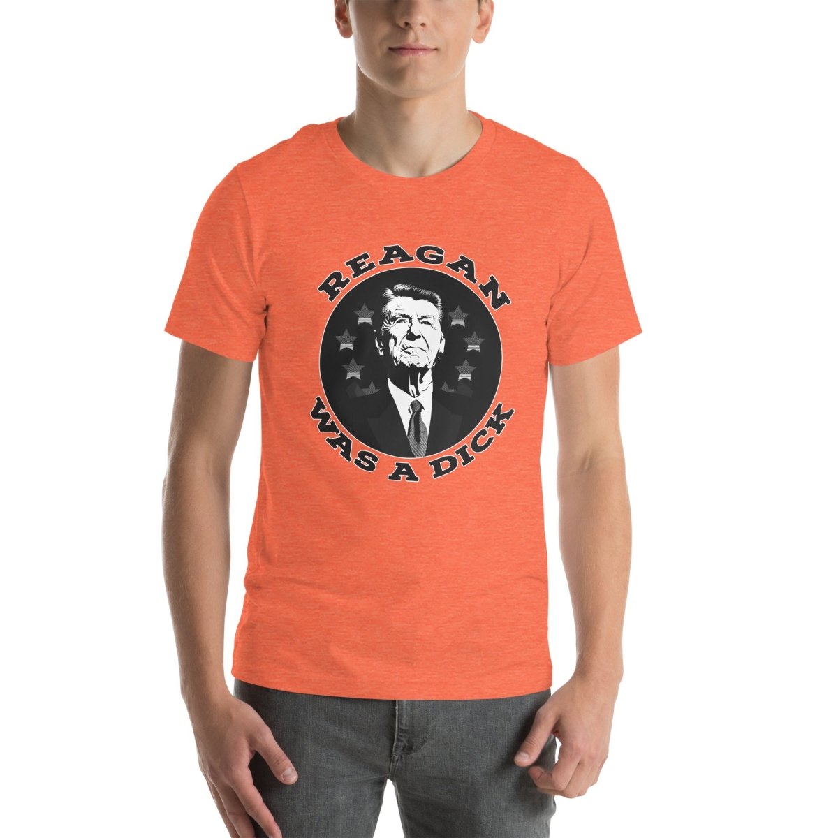 Reagan Was A Dick Design Unisex t - shirt - The Dude Abides® - T - Shirt - 1980s - 80s - abide