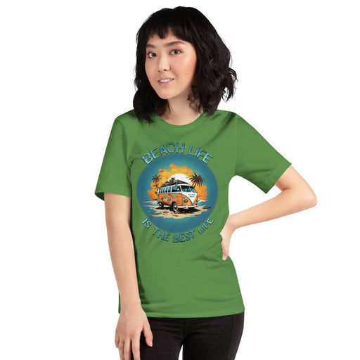 Retro Beach Life Tee: Cruise the Coast with a 60s Surf Van - The Dude Abides® - T-shirt - 60's classic - adventure - Beach