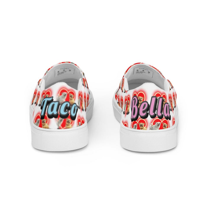 Taco and Bella Chihuahua Women’s slip-on canvas shoes - The Dude Abides - Shoes - chihuahua - dog - puppy