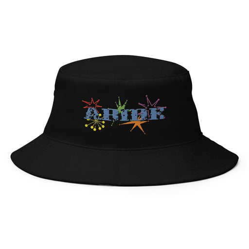 The Dude Abides - Abide Bucket Hat - The Dude Abides® - Abide bucket hat - Abide embroidered bucket hat for casual streetwear - black bucket hat