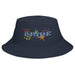 The Dude Abides - Abide Bucket Hat - The Dude Abides® - Abide bucket hat - Abide embroidered bucket hat for casual streetwear - black bucket hat