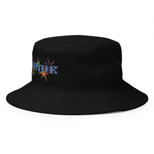 The Dude Abides - Abide Bucket Hat - The Dude Abides® - Abide bucket hat - Abide embroidered bucket hat for casual streetwear - black bucket hat