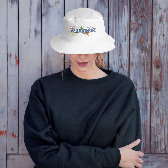 The Dude Abides - Abide Bucket Hat - The Dude Abides® - Abide bucket hat - Abide embroidered bucket hat for casual streetwear - black bucket hat