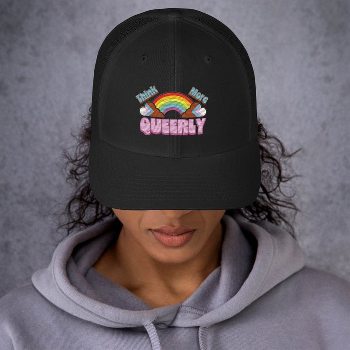 Think More Quuerly Trucker Cap - The Dude Abides® - Gay - Lesbian - LGBTQIA