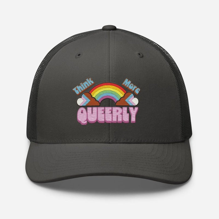 Think More Quuerly Trucker Cap - The Dude Abides® - Gay - Lesbian - LGBTQIA