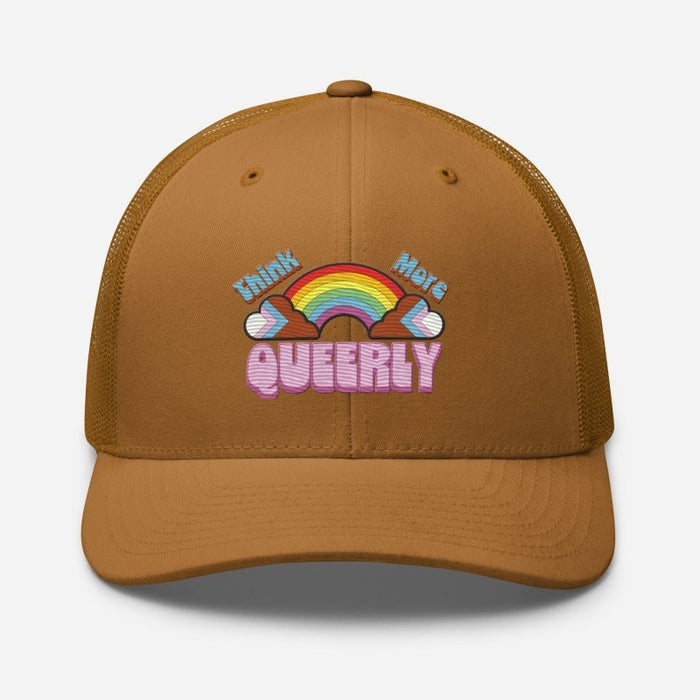 Think More Quuerly Trucker Cap - The Dude Abides® - Gay - Lesbian - LGBTQIA