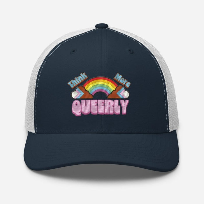 Think More Quuerly Trucker Cap - The Dude Abides® - Gay - Lesbian - LGBTQIA