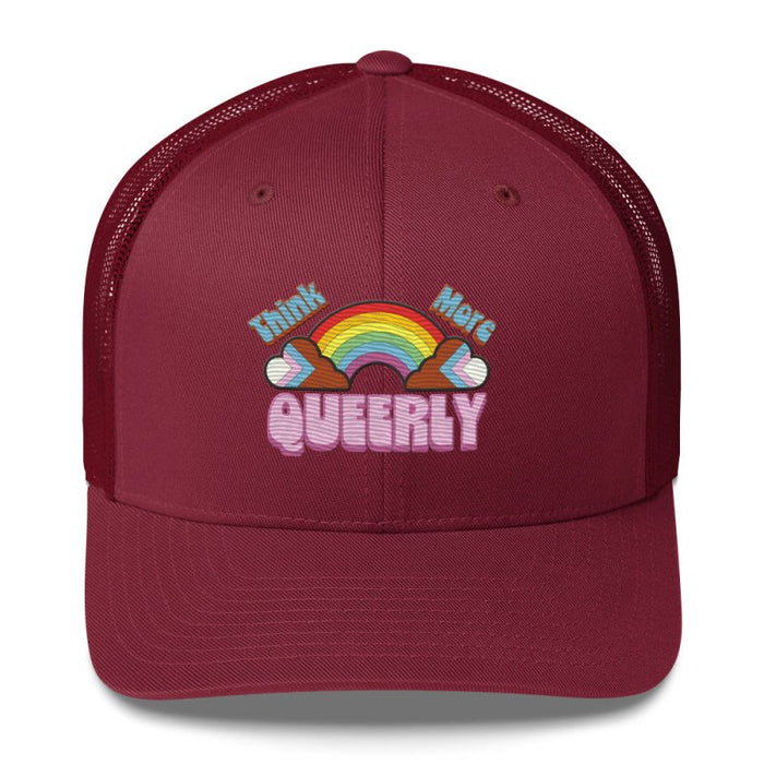 Think More Quuerly Trucker Cap - The Dude Abides® - Gay - Lesbian - LGBTQIA