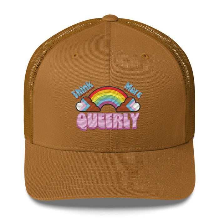Think More Quuerly Trucker Cap - The Dude Abides® - Gay - Lesbian - LGBTQIA