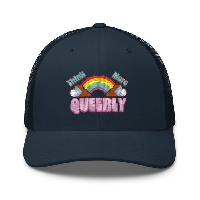 Think More Quuerly Trucker Cap - The Dude Abides® - Gay - Lesbian - LGBTQIA