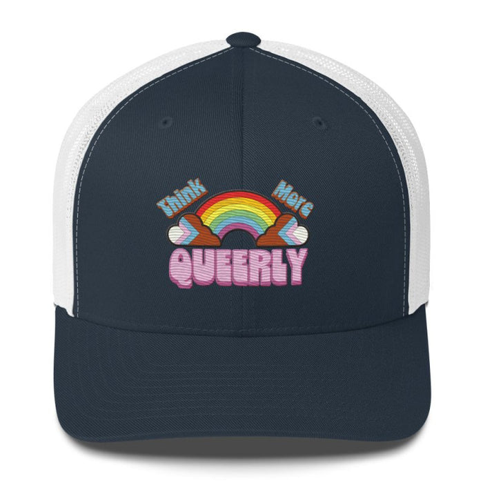 Think More Quuerly Trucker Cap - The Dude Abides® - Gay - Lesbian - LGBTQIA