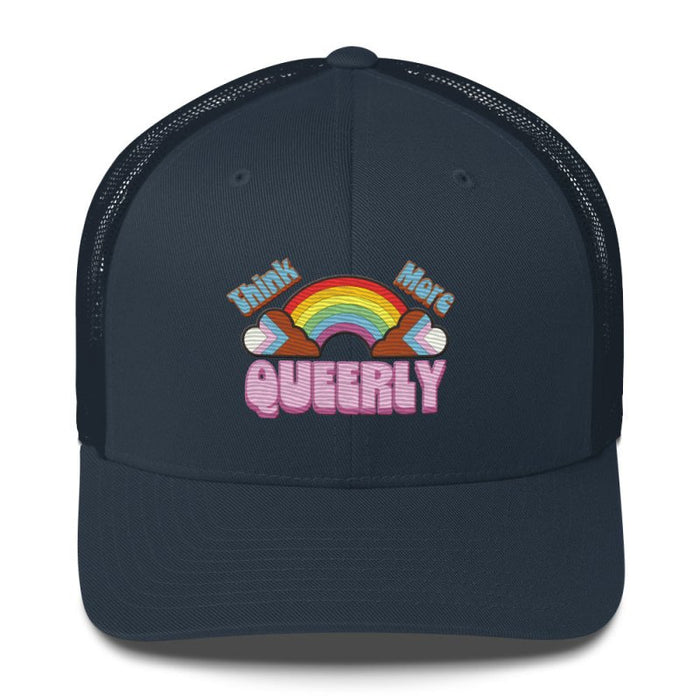 Think More Quuerly Trucker Cap - The Dude Abides® - Gay - Lesbian - LGBTQIA