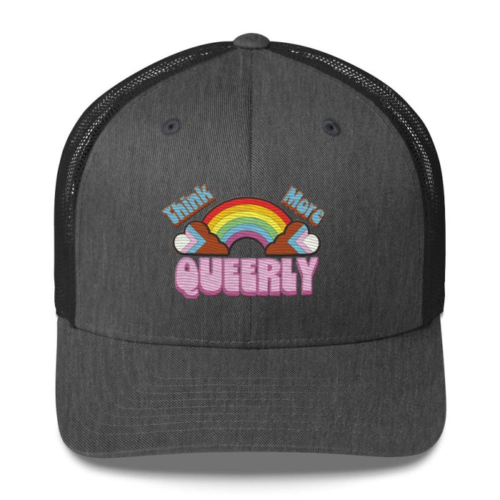 Think More Quuerly Trucker Cap - The Dude Abides® - Gay - Lesbian - LGBTQIA