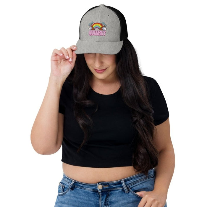 Think More Quuerly Trucker Cap - The Dude Abides® - Gay - Lesbian - LGBTQIA
