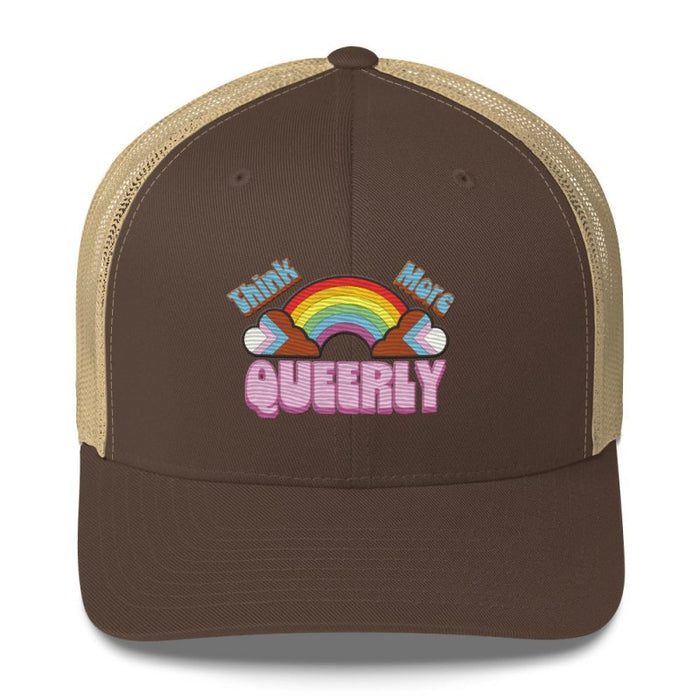 Think More Quuerly Trucker Cap - The Dude Abides® - Gay - Lesbian - LGBTQIA