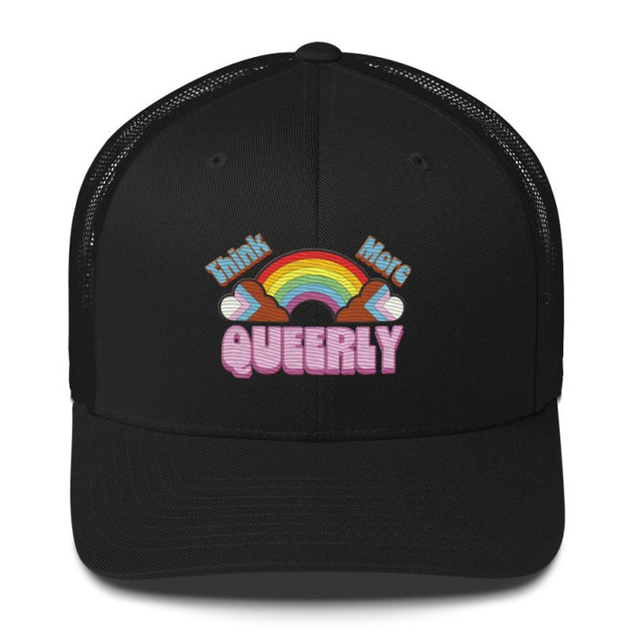 Think More Quuerly Trucker Cap - The Dude Abides® - Gay - Lesbian - LGBTQIA