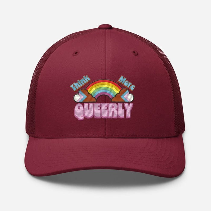 Think More Quuerly Trucker Cap - The Dude Abides® - Gay - Lesbian - LGBTQIA