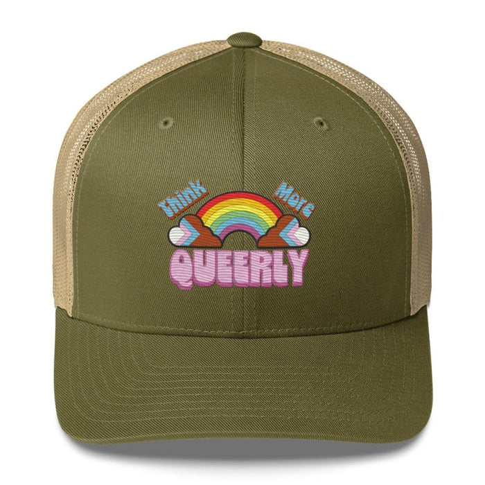 Think More Quuerly Trucker Cap - The Dude Abides® - Gay - Lesbian - LGBTQIA