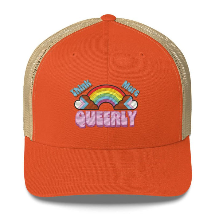 Think More Quuerly Trucker Cap - The Dude Abides® - Gay - Lesbian - LGBTQIA