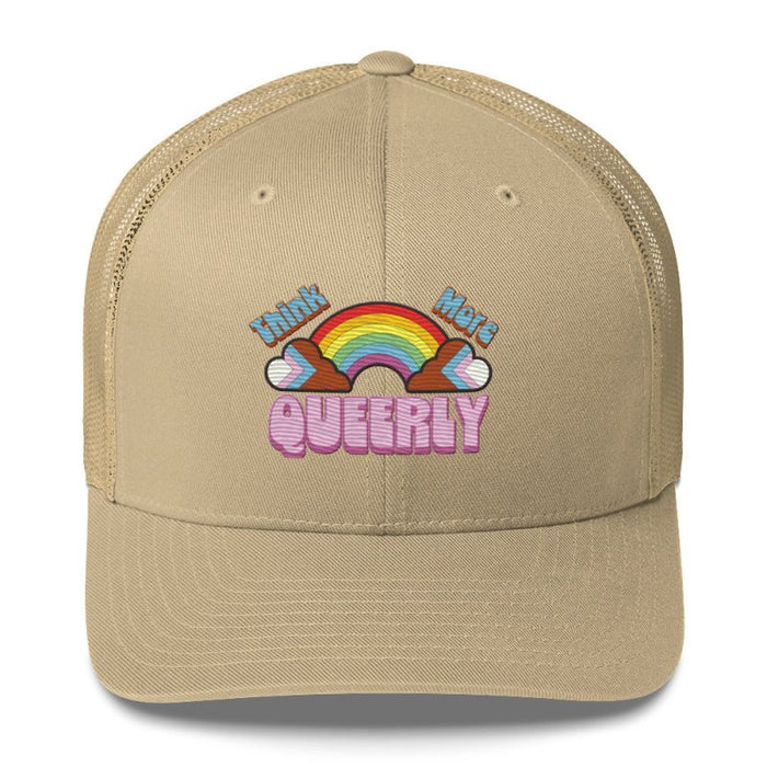 Think More Quuerly Trucker Cap - The Dude Abides® - Gay - Lesbian - LGBTQIA