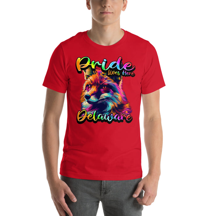 Delaware State Animal - Pride Lives Here Design Unisex t-shirt - The Dude Abides - T-Shirt - Birthday Gift - boyfriend - Celebrating diversity and inclusivity through pride-themed products