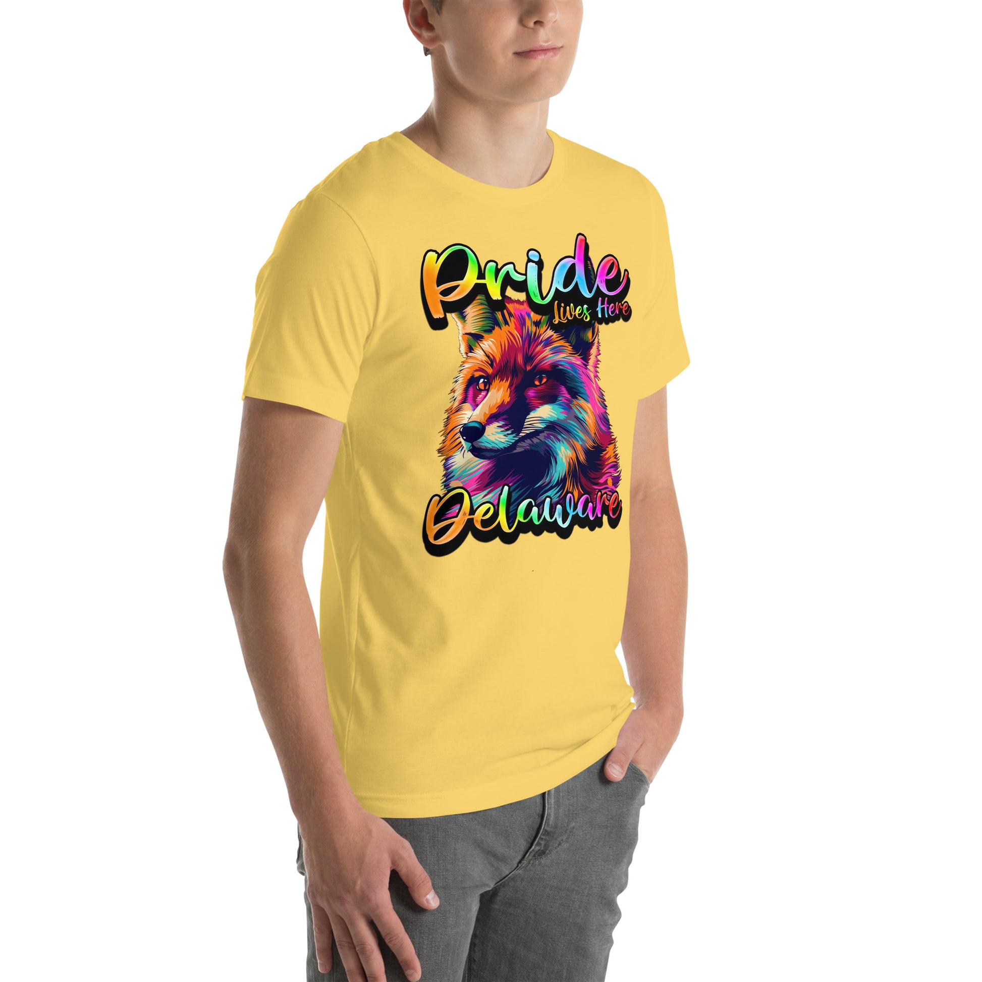 Delaware State Animal - Pride Lives Here Design Unisex t-shirt - The Dude Abides - T-Shirt - Birthday Gift - boyfriend - Celebrating diversity and inclusivity through pride-themed products