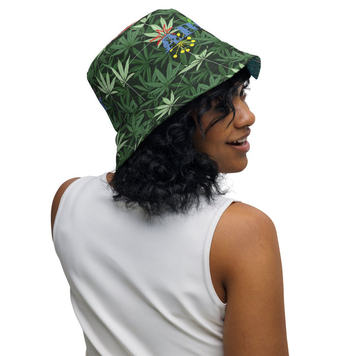 Wake 'N' Bake/Late Night Baking Reversible bucket hat - The Dude Abides - Hats - abide - adbide the dude - baked