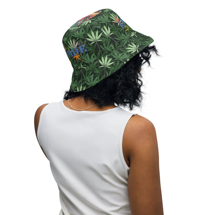 Wake 'N' Bake/Late Night Baking Reversible bucket hat - The Dude Abides - Hats - abide - adbide the dude - baked