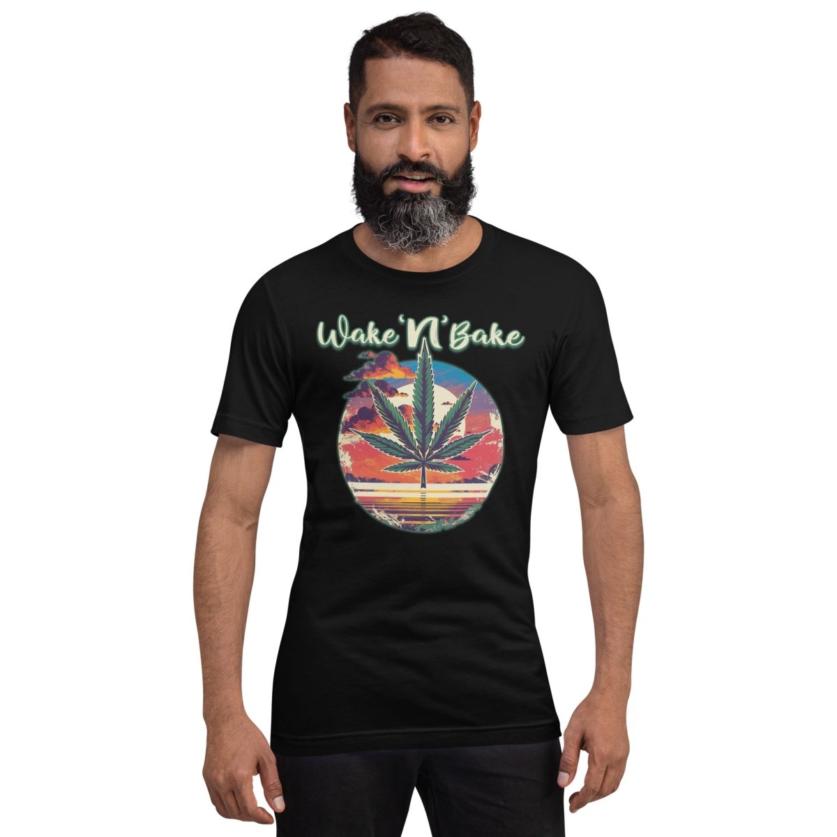 Wake 'N'Bake Design Unisex t-shirt - The Dude Abides - T-Shirt - Cannabis culture - Cannabis enthusiasts - Cannabis lifestyle