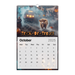 Absurd Mini Cow Mayhem Calendar: A Big Lebowski - Style Phenomenon Wall Calendar (2025) - The Dude Abides® - Print Material - 2025 gifts - Absurd Miniature Highland Cow Calendar - bizarre predicaments