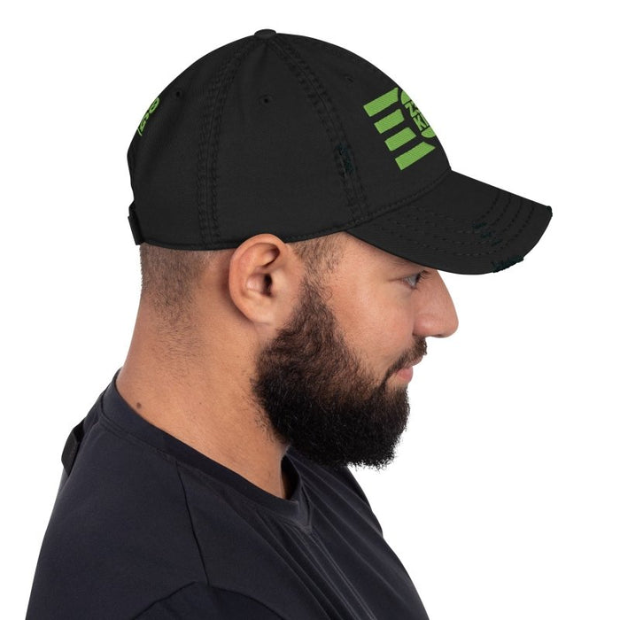 Z3R0 KING Distressed Dad Hat - The Dude Abides® - Resist - Wopr - 
