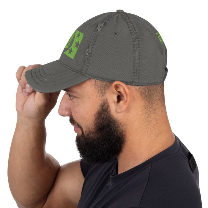Z3R0 KING Distressed Dad Hat - The Dude Abides® - Resist - Wopr - 