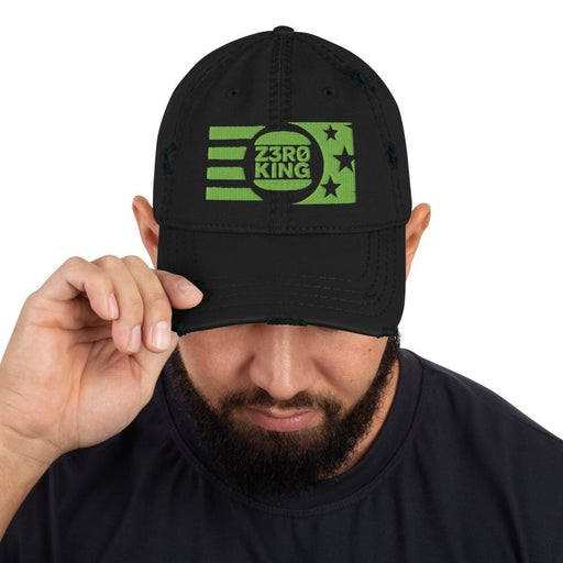 Z3R0 KING Distressed Dad Hat - The Dude Abides® - Resist - Wopr - 